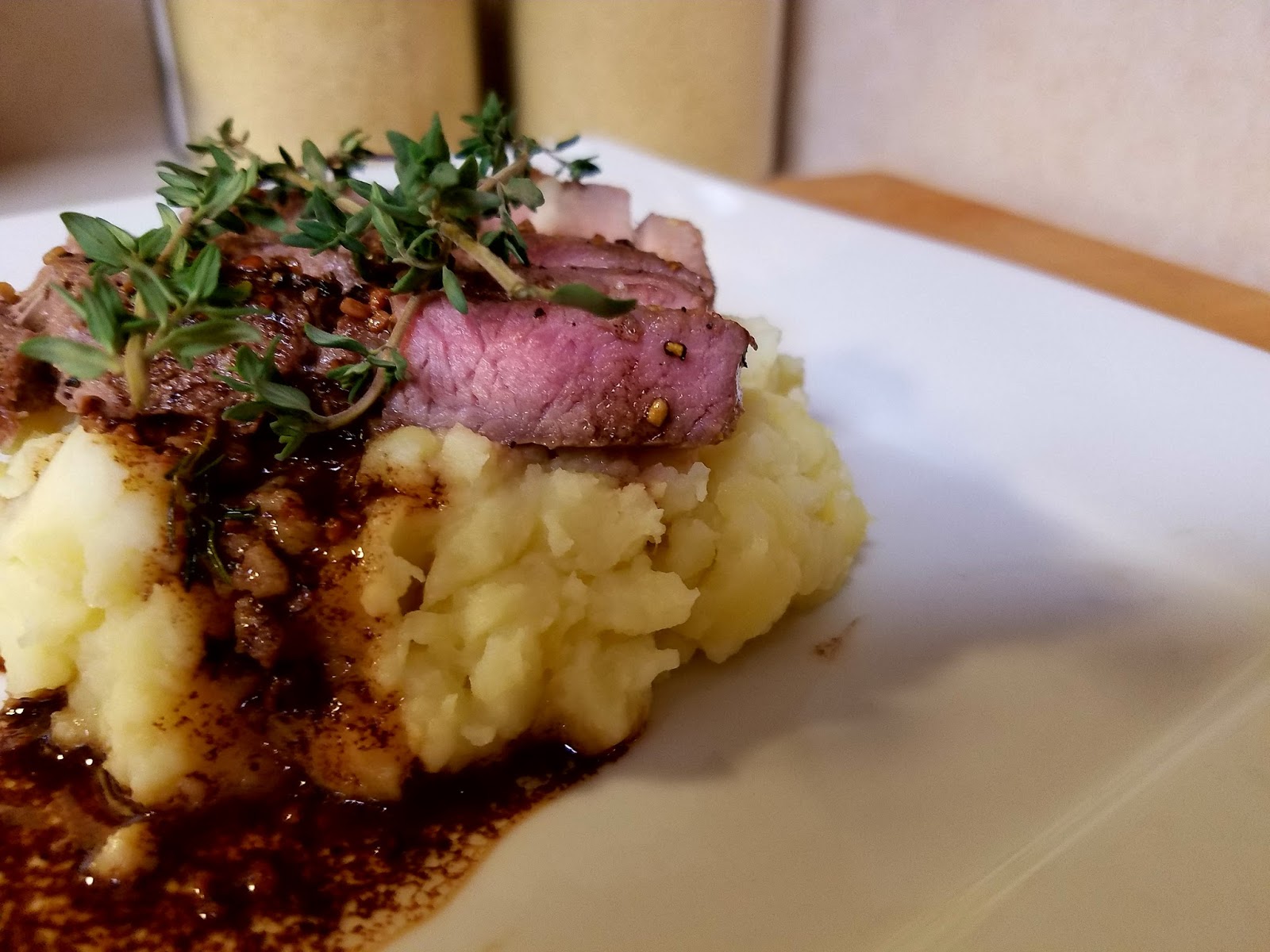 The Cooking Corner Venison Steak with Pan Jus