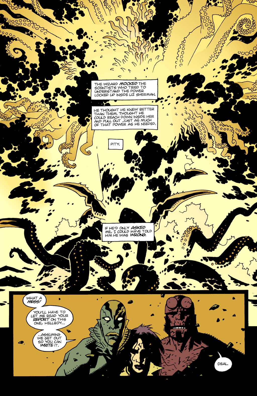 Read online Hellboy: Seed of Destruction comic -  Issue #4 - 15