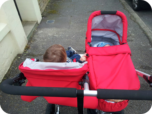 easywalker duo, double pushchair with carrycot, double buggy, easywalker