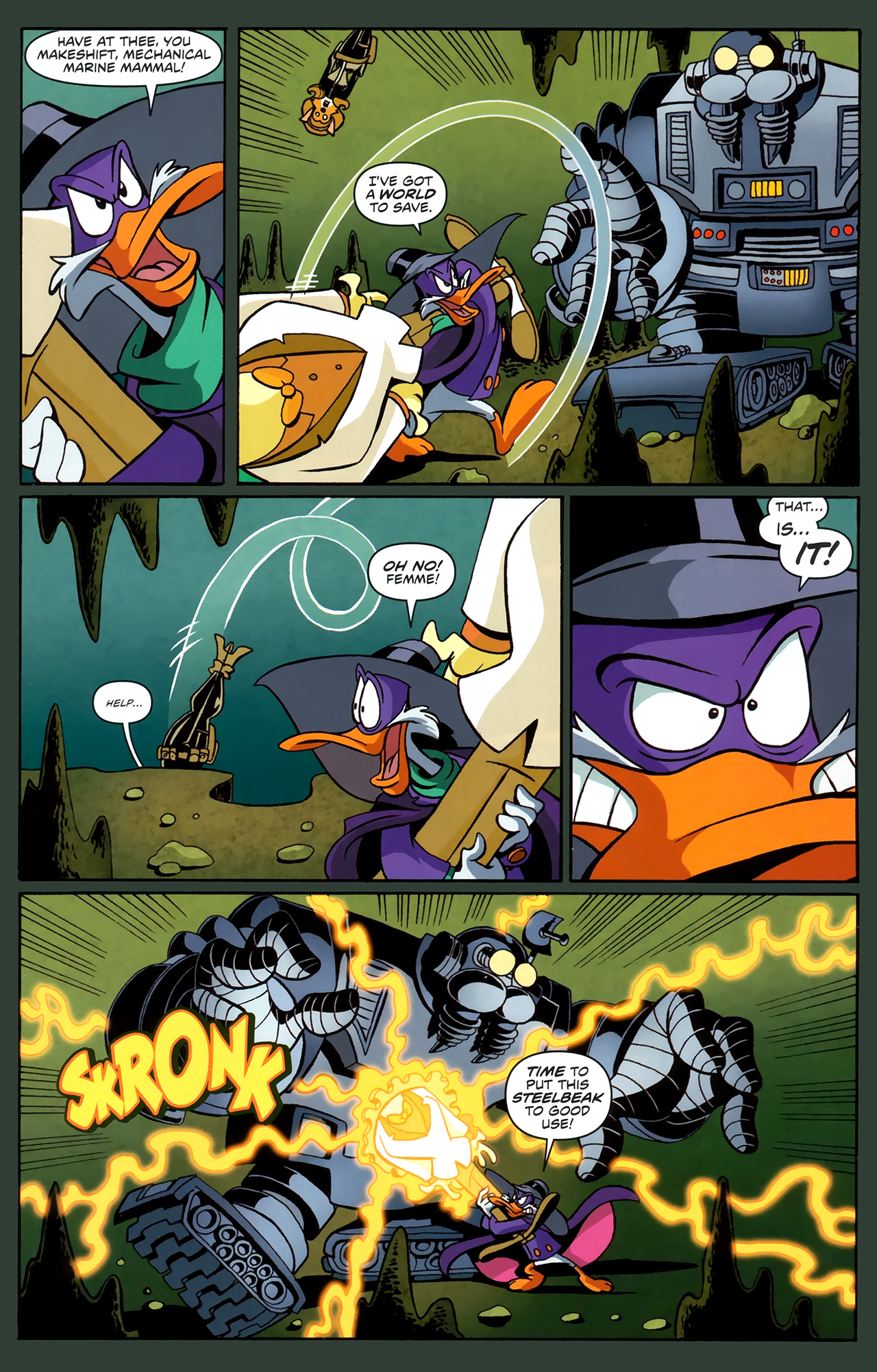 Read online Darkwing Duck comic -  Issue #11 - 12