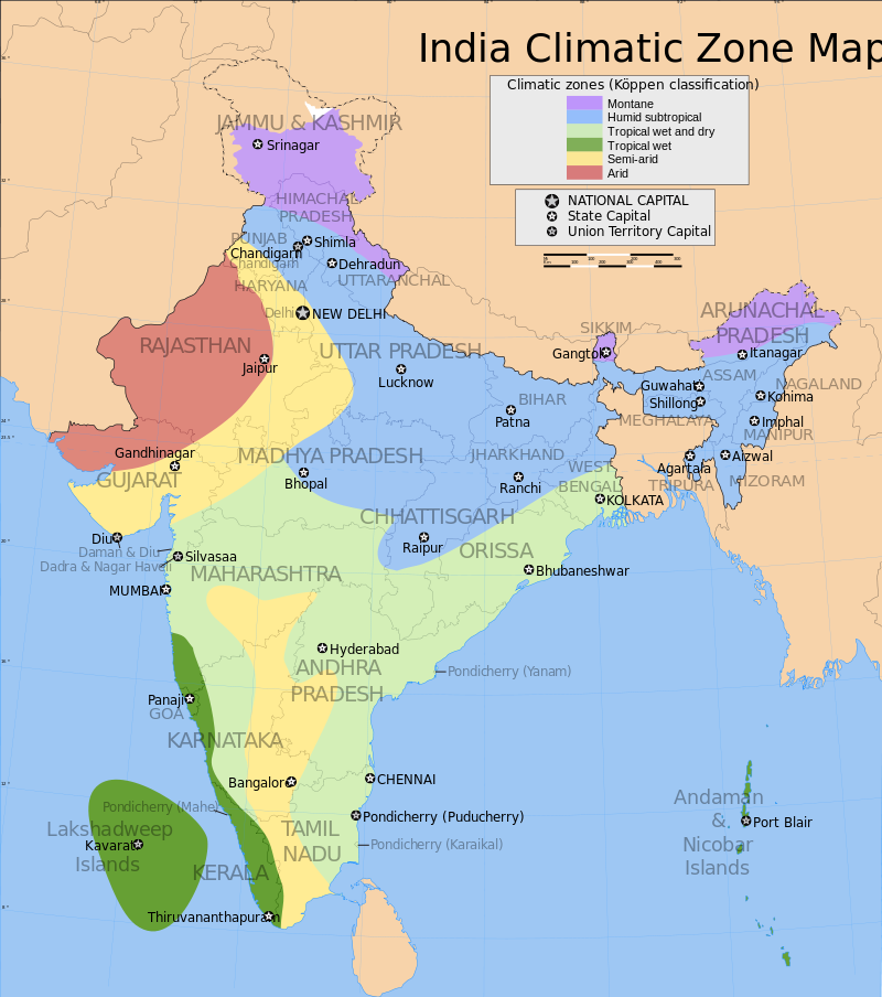 Regional geographic perspective: India