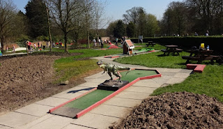 Crazy Golf course at Haigh Woodland Park in Wigan Crazy Golf course at Haigh Woodland Park in Wigan