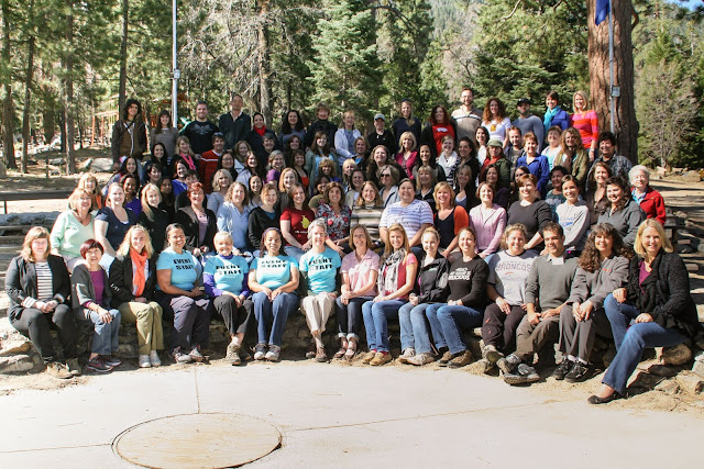 All the participants from Camp Blogaway 2012 posing for a group picture