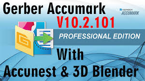 Gerber Accumark 10.2 Work Windows 1/8/7 || Accumark 10.2.101 With Accunest+3D Blender+MTM