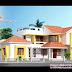 Beautiful 2853 Sq. Ft 4 Bedroom Villa Elevation and Plan