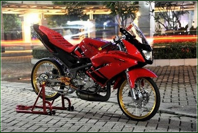 32+ Ide Top Modifikasi Ninja Rr Jari Jari Warna Merah