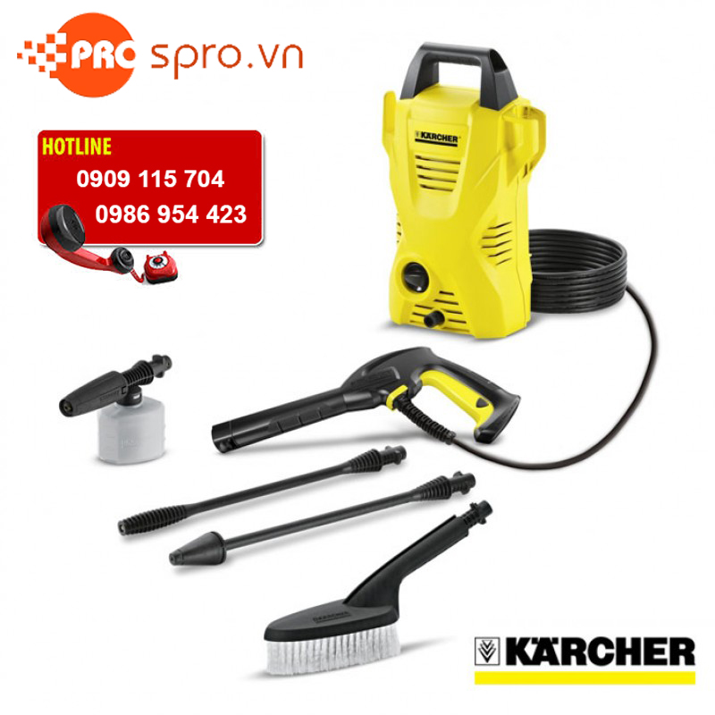 Máy phun xịt rửa xe gia đình Karcher của Đức