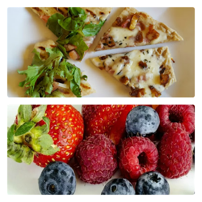 grilled pizza and healthy foods to eat