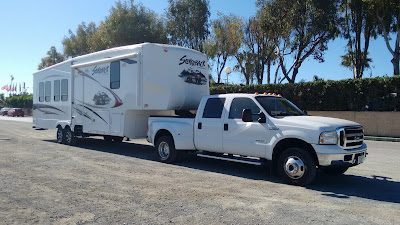 5th wheel towing, transport and delivery on the Costa Blanca, Spain