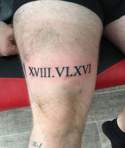 260 Best Roman Numeral Tattoos 2019 Font Styles Numbers