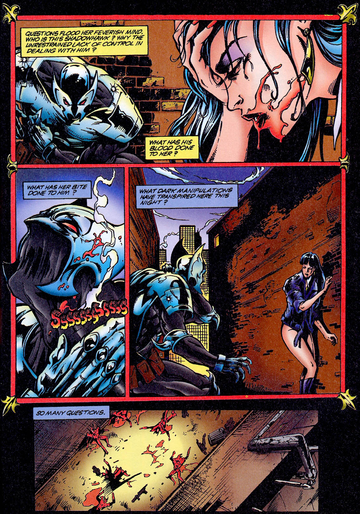Read online Vampirella/Shadowhawk: Creatures of the Night comic -  Issue # Full - 31