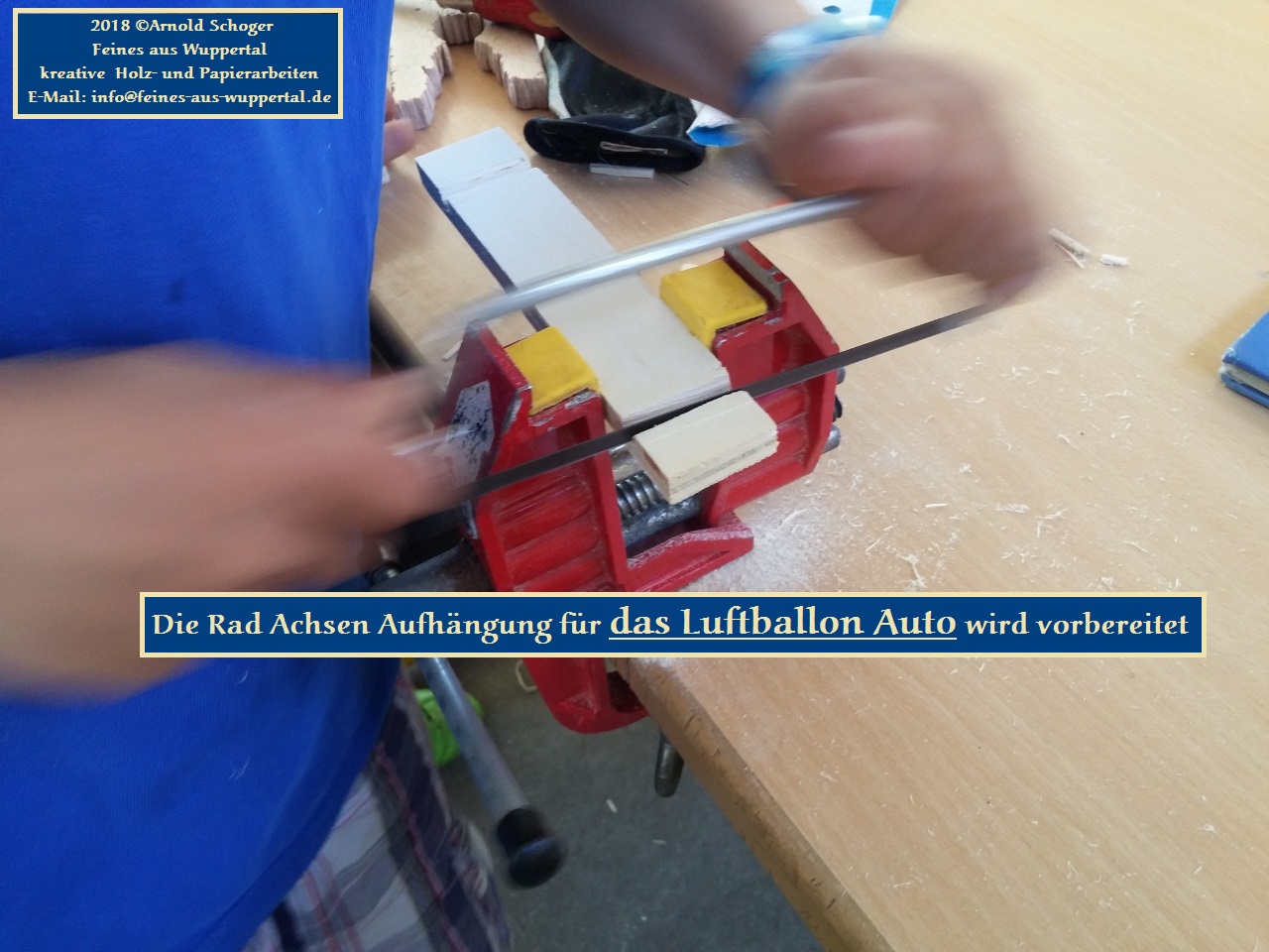 Ein Sehr Einfaches Luftballon Auto Selber Bauen Laubsägen Und
