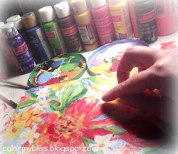 finger painting paint grown