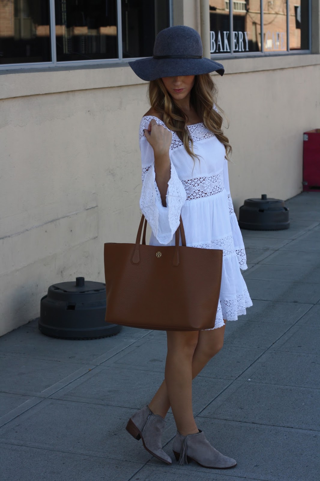 White Crochet Dress - Twenties Girl Style