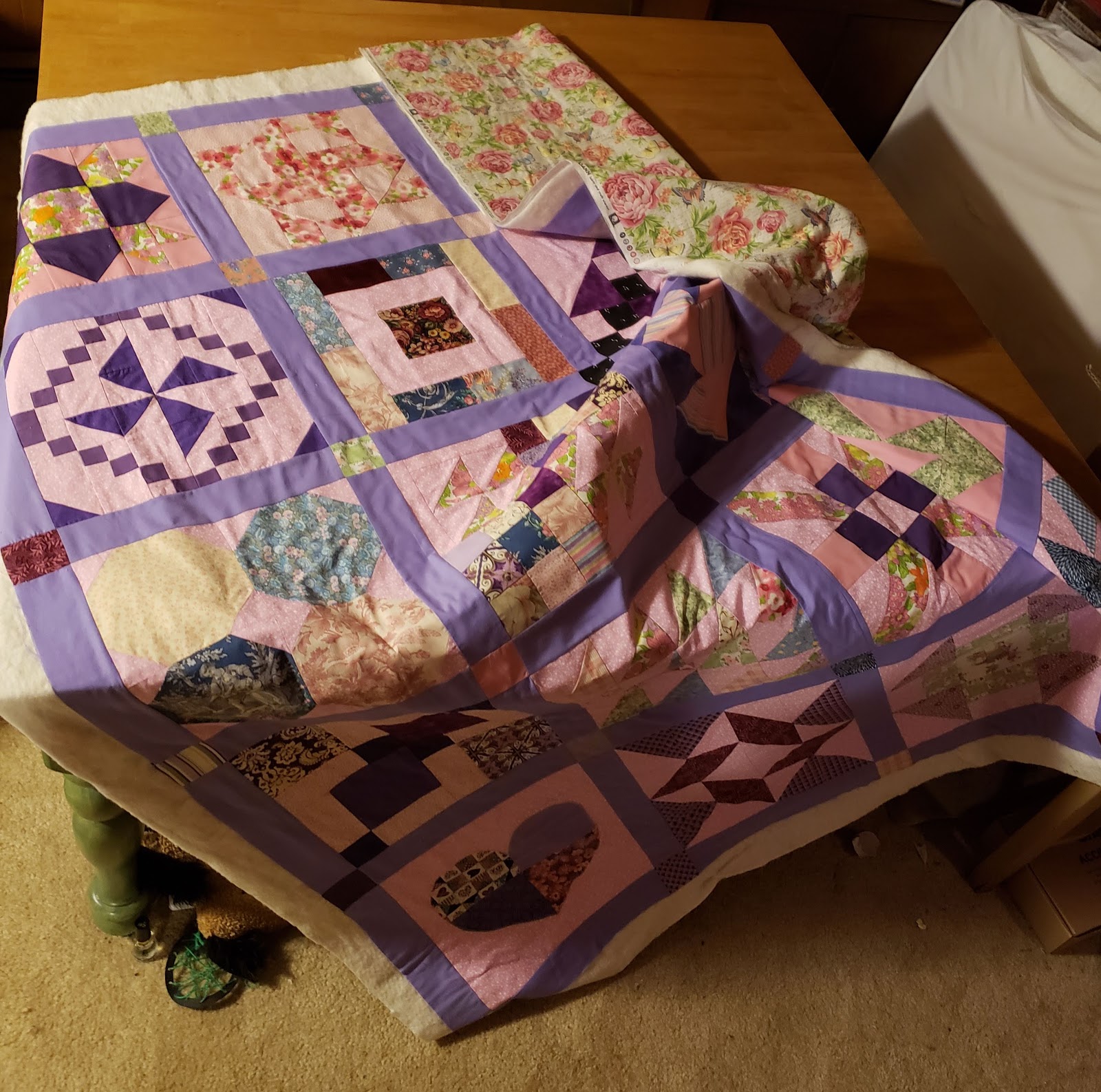 Jean Truelove's Block Party 2018 Quilting Time