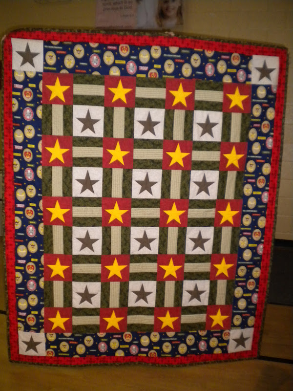 Care Bear Design Eagle Boy Scout Quilt