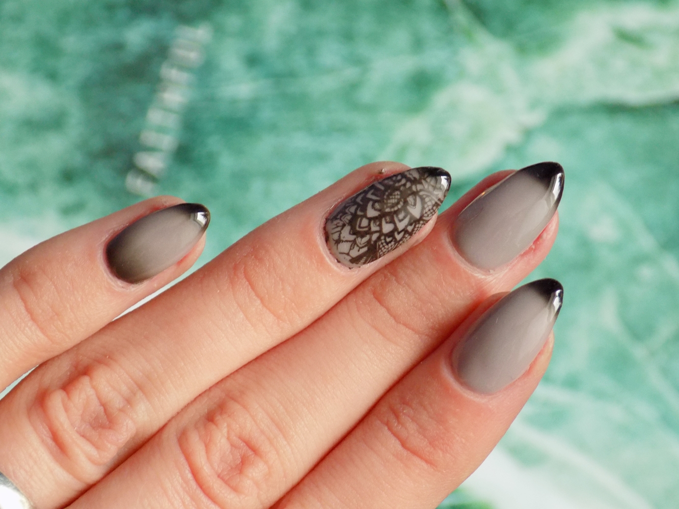 Termiczne Paznokcie Z Ukrytym Wzorkiem Neonail Black Russian Ksanaru