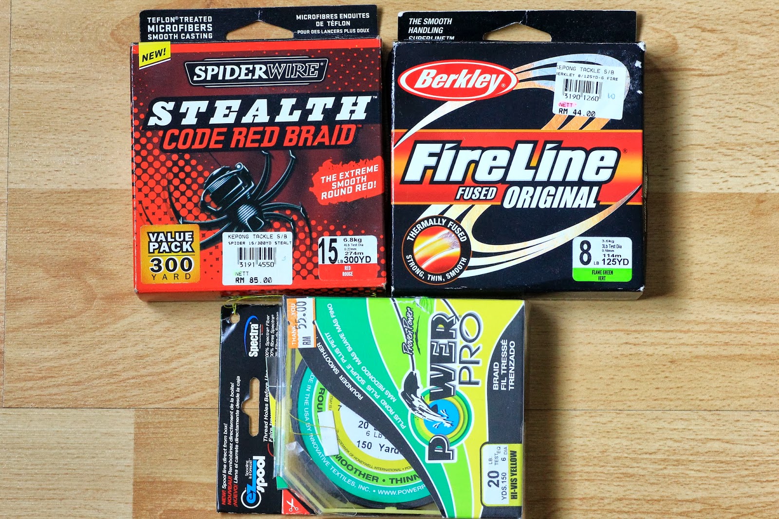 Lutfiali Fishing MONO VS FLUOROCARBON VS BRAID