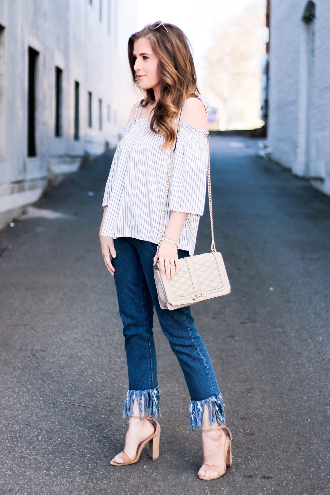The Perfect Frayed Jeans for Petites... | The Dainty Darling