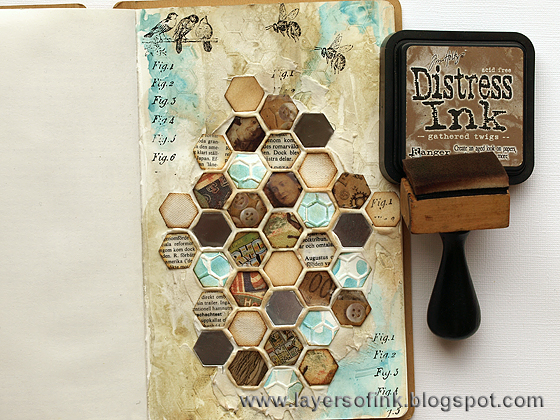 Layers of ink - Frameworks Mosaic Tutorial by Anna-Karin