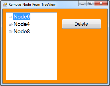 delete selected treeview node using visual basic .net