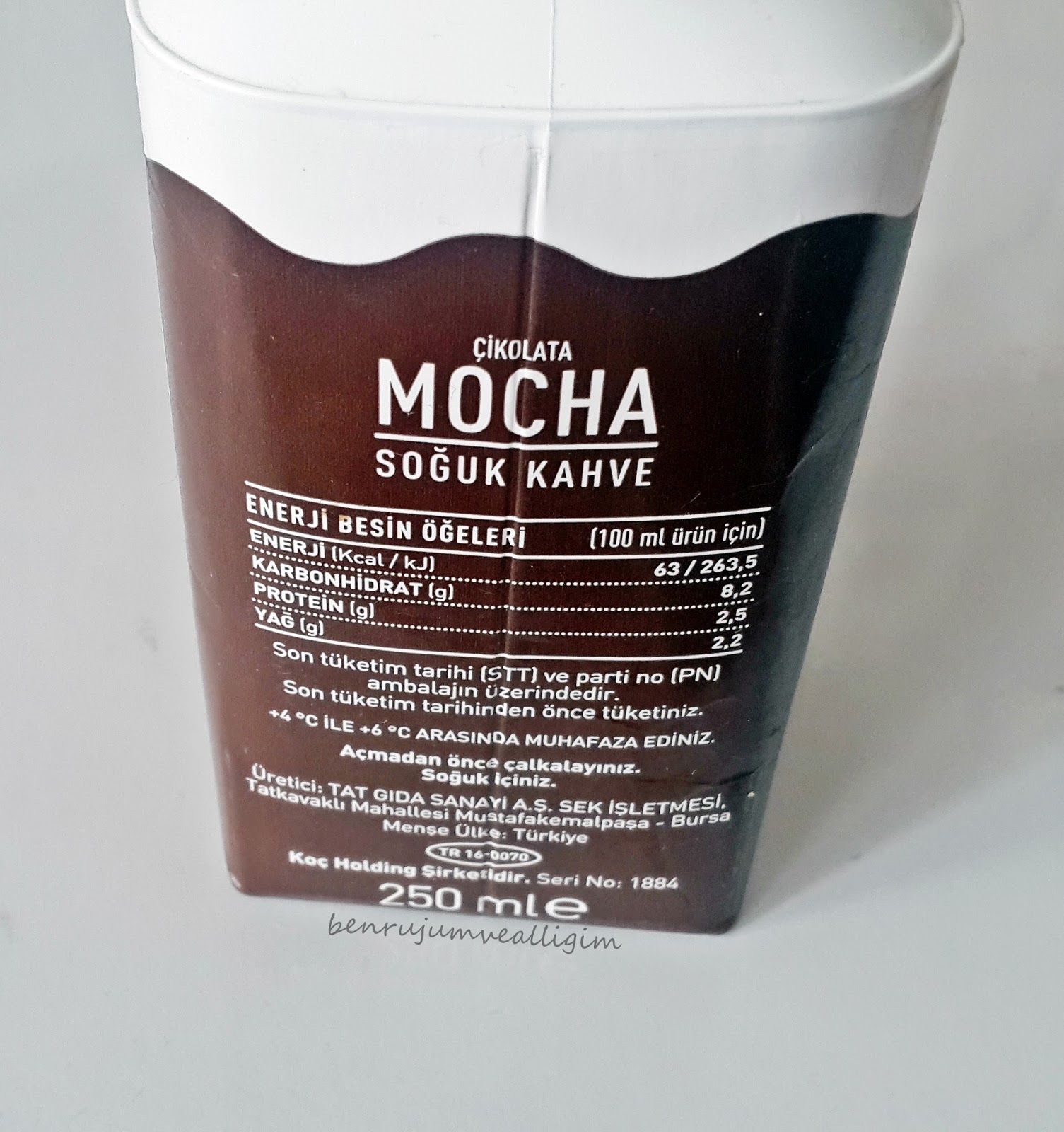 Ben, Rujum Ve Allığım Sek Mocha Çikolatalı Soğuk Kahve Abur Cubur