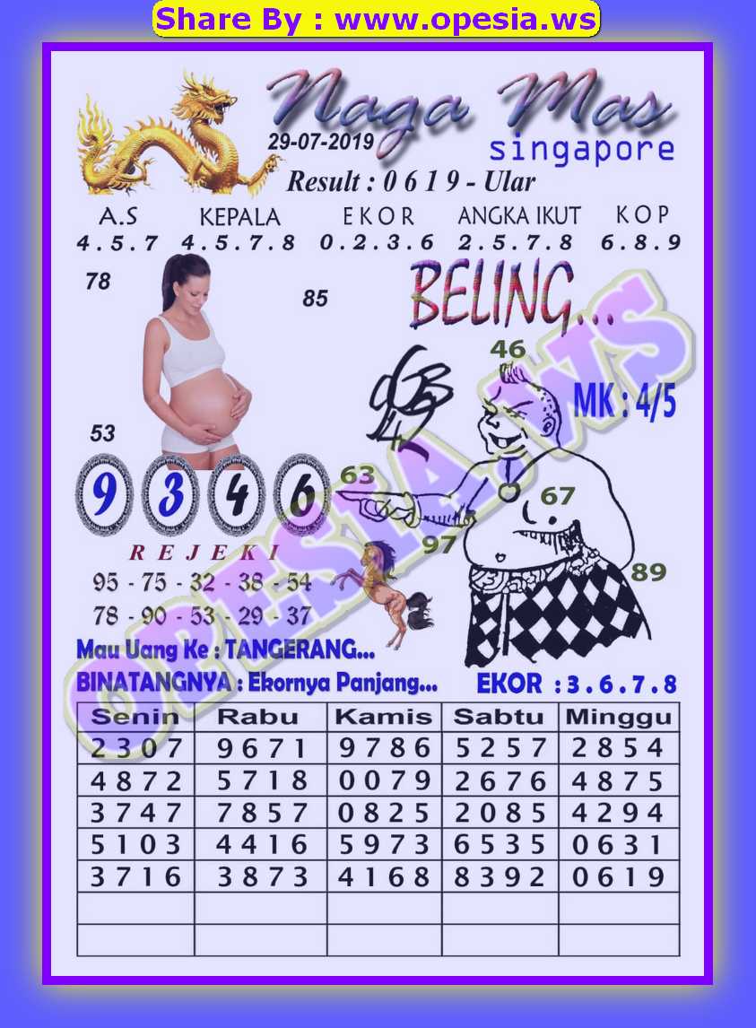 1 New Message Forum Syair Sgp 29 Juli 2019 Forum Syair Togel Hongkong Singapura Sydney