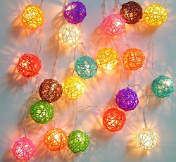 ball lights rattan balls diwali diy decor twine string patio decorating fairy frugal yarn organize tips creative budget easy pretty