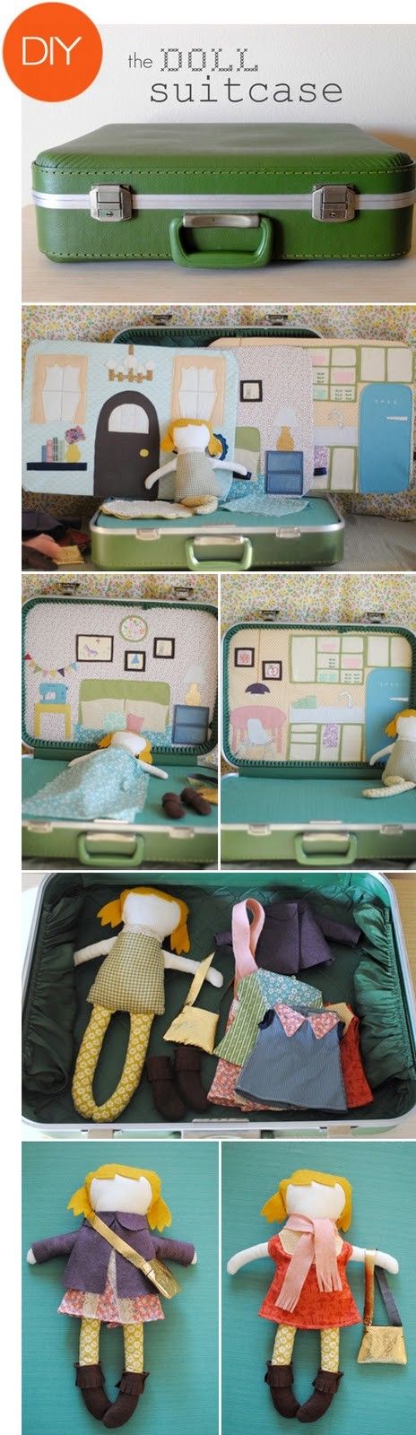 Grosgrain: DIY Doll Suitcase