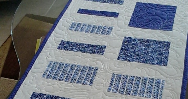 Quilt, Knit, Run, Sew: Its a Blue Binding