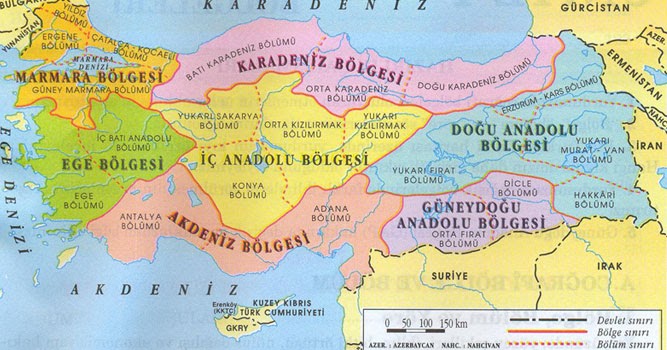 Türkiye'nin Coğrafi Bölgeleri ve Özellikleri - Dönem Ödevim