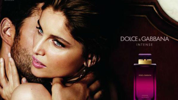 Laetitia Casta features as the face of the latest Dolce & Gabbana fragrance 'Intense'