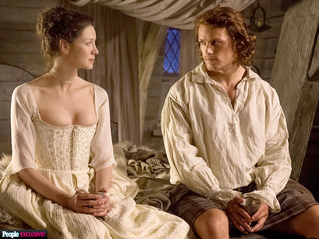 Outlander - Episode 1.07 - The Wedding - First Look at Claire's Wedding Dress
