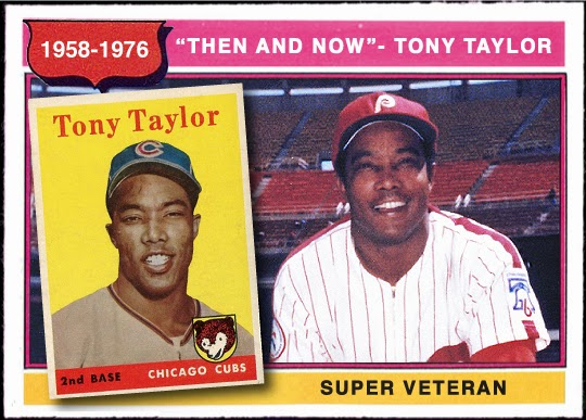 WHEN TOPPS HAD (BASE)BALLS!: THEN AND NOW #25: TONY TAYLOR 1976
