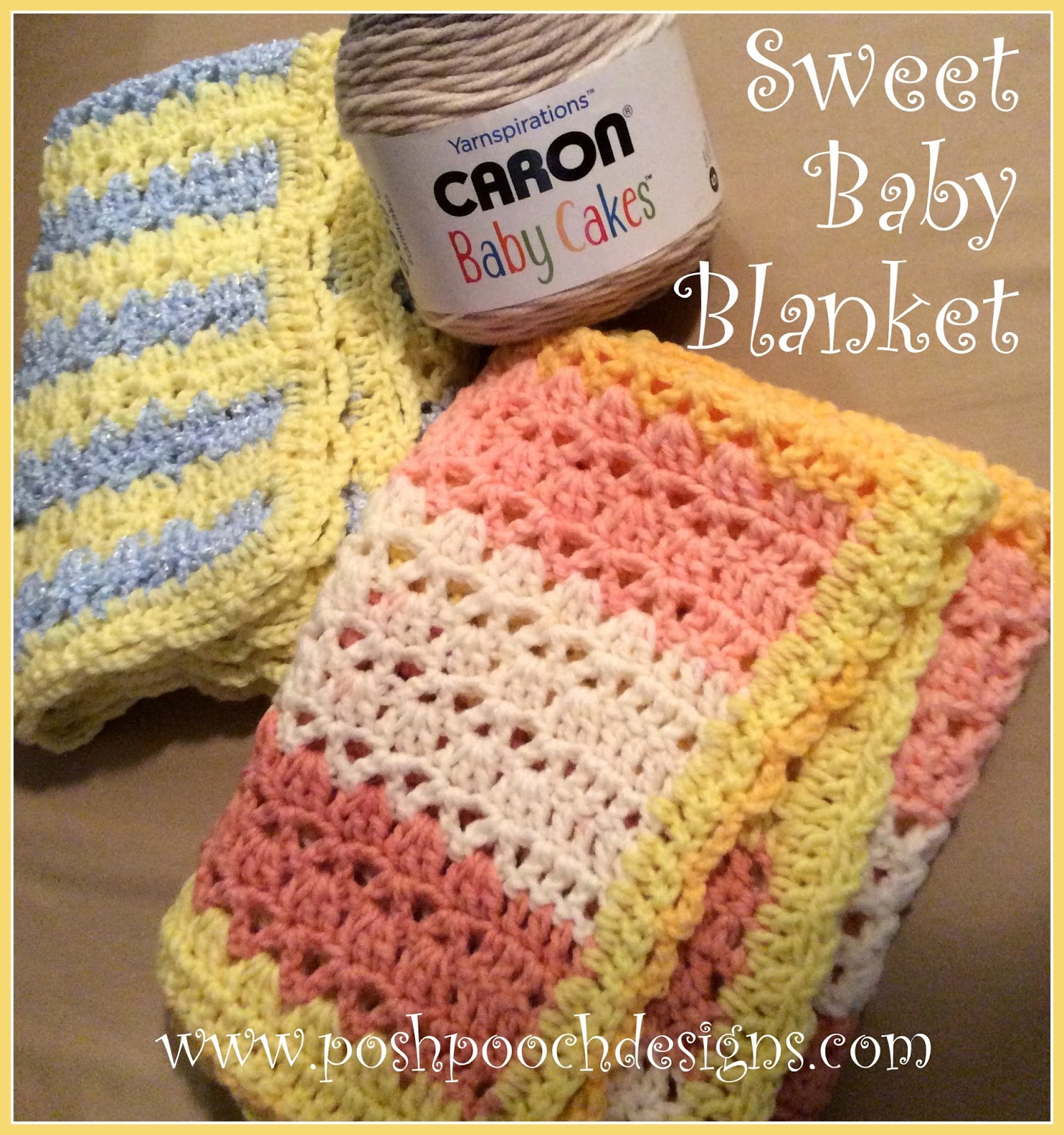 Posh Pooch Designs Dog Clothes Sweet Baby Blanket Crochet Pattern