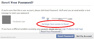 Facebook Recovery Password