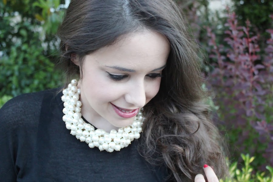 DIY Collar de perlas inspiración Chanel / DIY Pearl Necklace 