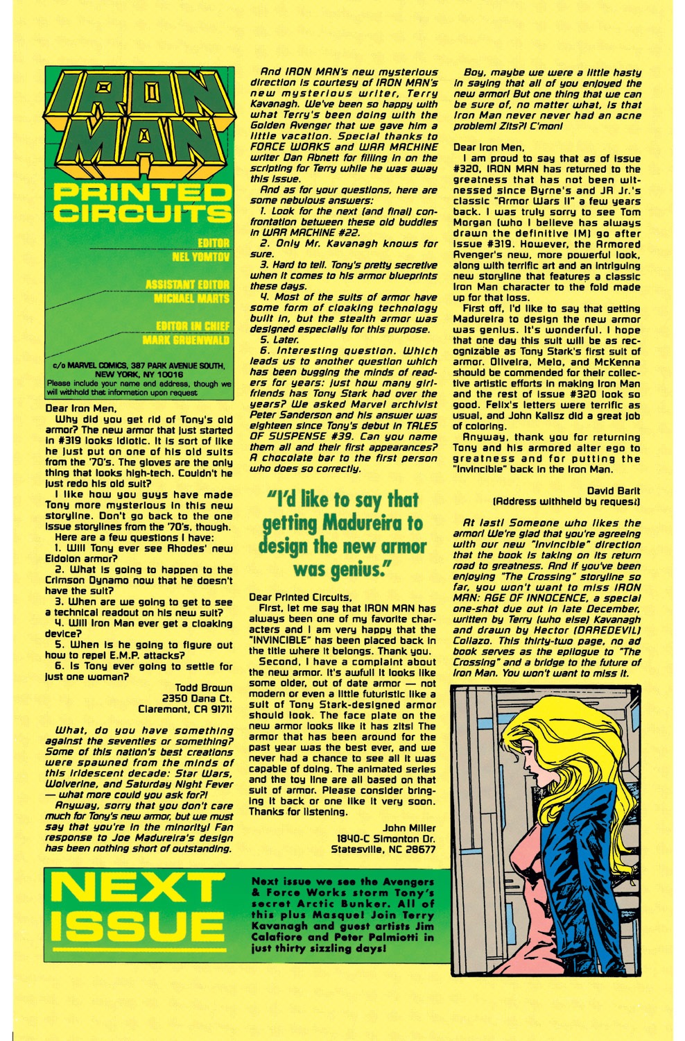Read online Iron Man (1968) comic -  Issue #323 - 22