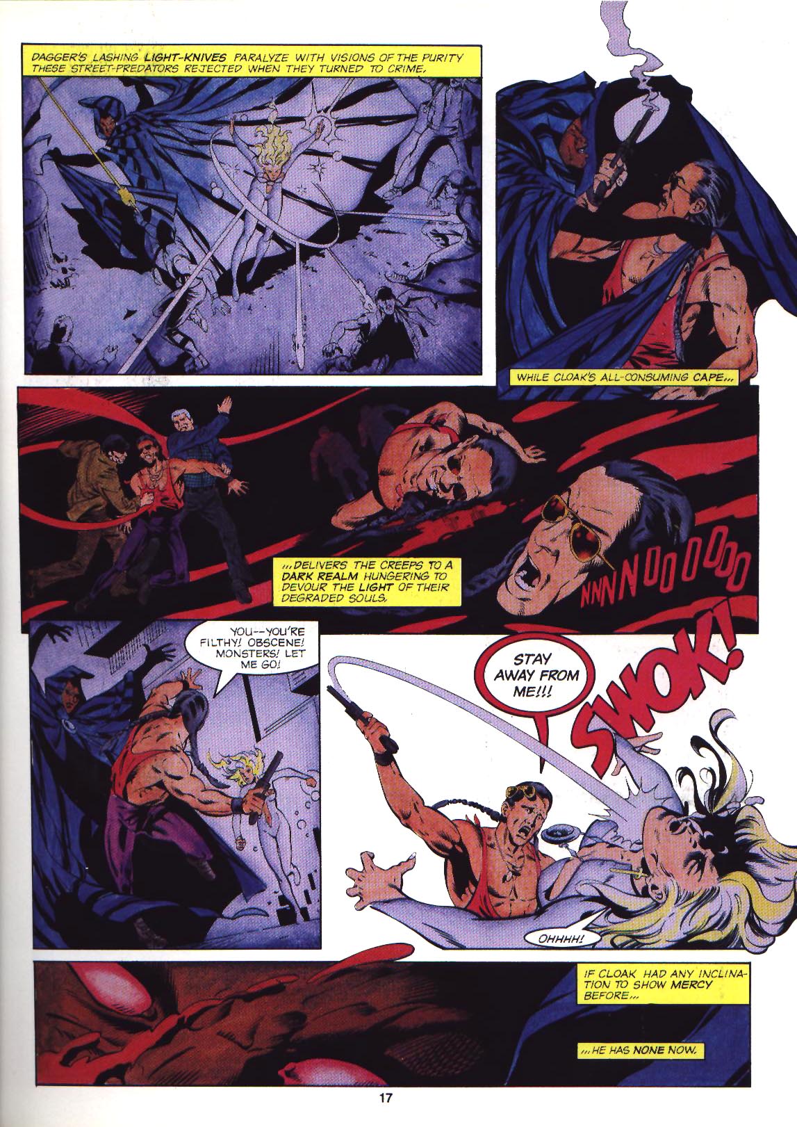 Read online Marvel Graphic Novel: Cloak and Dagger and Power Pack: Shelter From The Storm comic -  Issue # TPB - 18