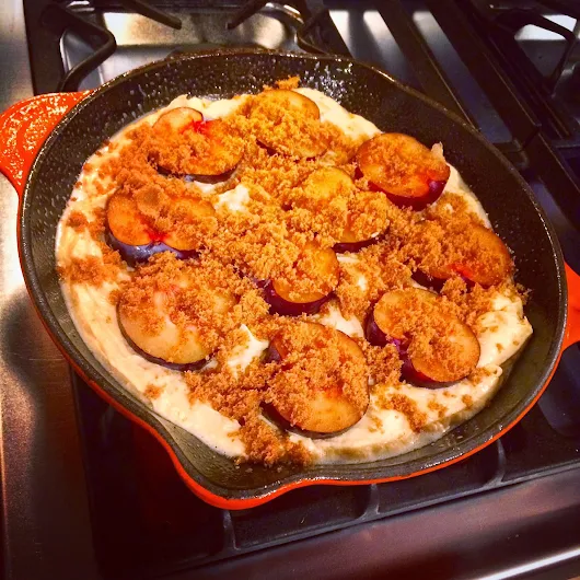 Holding on (Tuesdays with Dorie BwJ: Oven-Roasted Plum Cake)