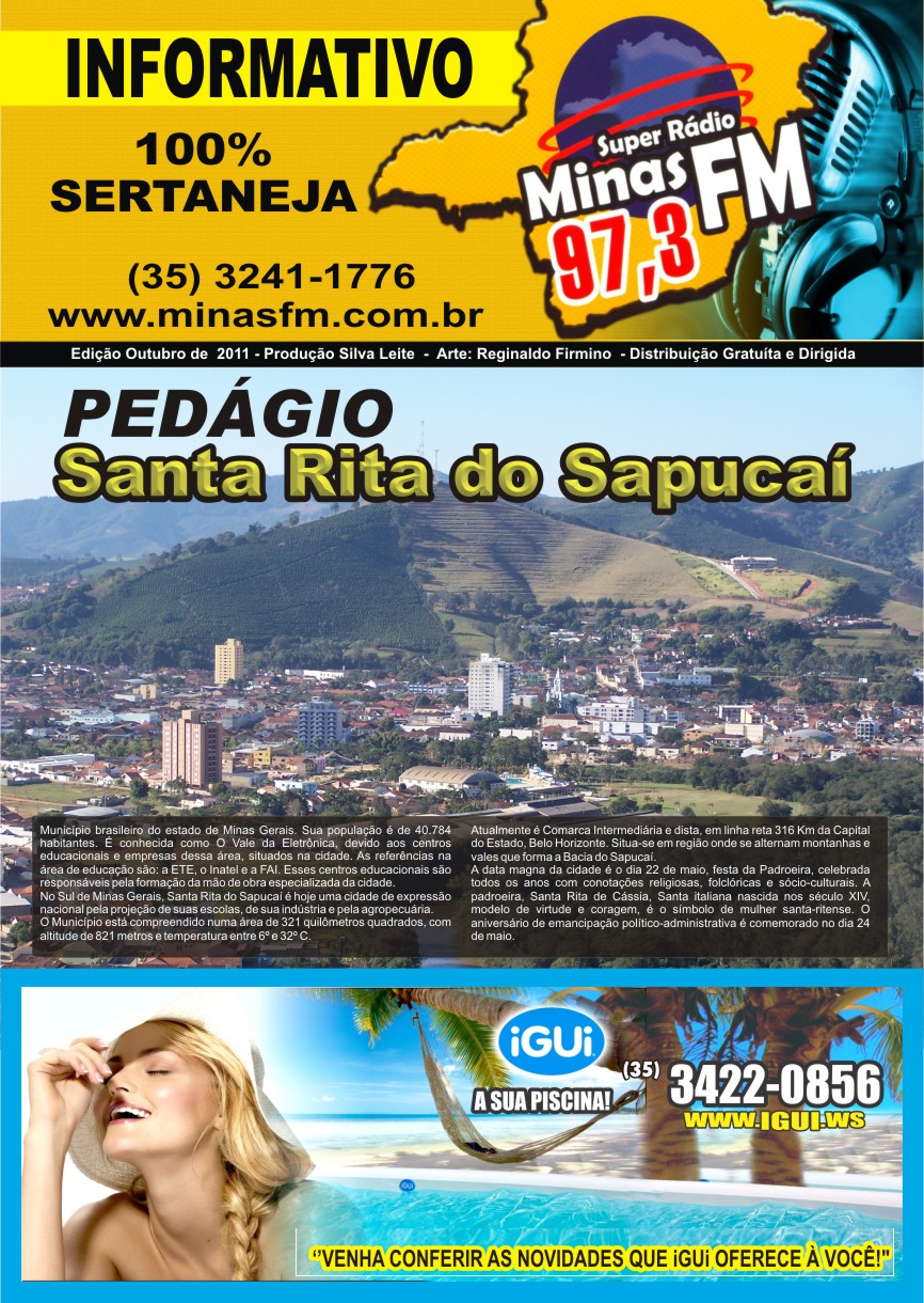 .SUPER RÁDIO MINAS FM : INFORMATIVO SANTA RITA DO SAPUCAI - MG