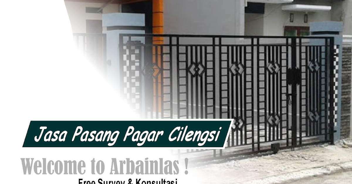 Pagar Minimalis Cilengsi Murah - Bengkel las cilengsi| Arbainlas