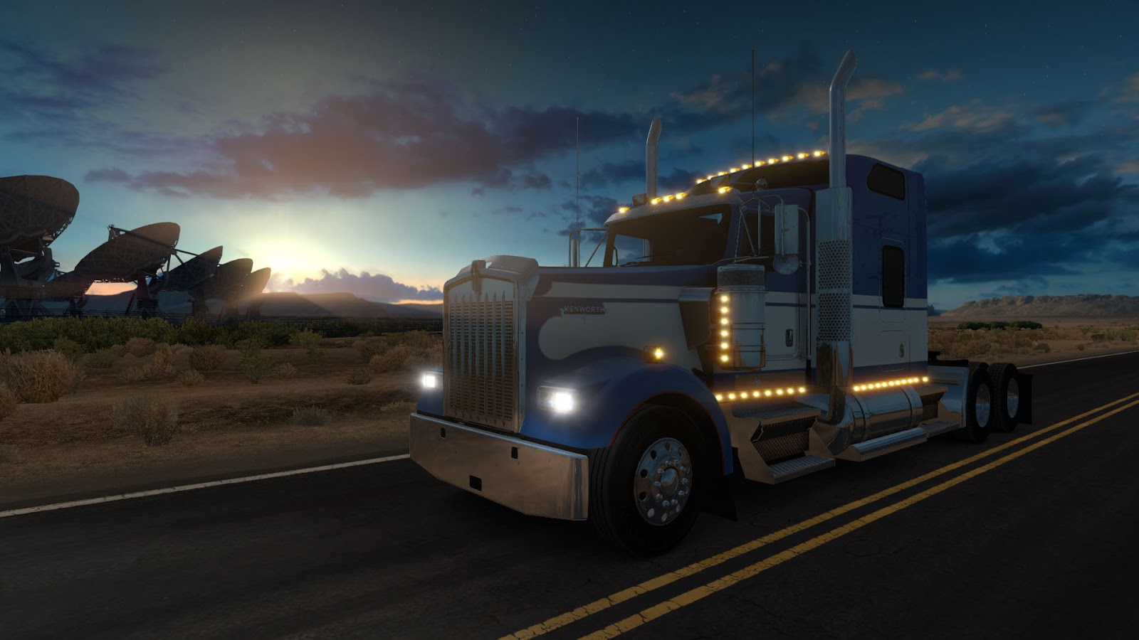 Papel de parede : Simulador de caminhão americano, Kenworth, Jogos