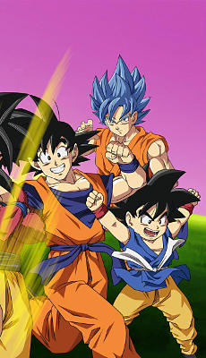 Dragon Ball Z Goku Super Saiyan 3 - Fond d'Écran en QHD pour Mobile
