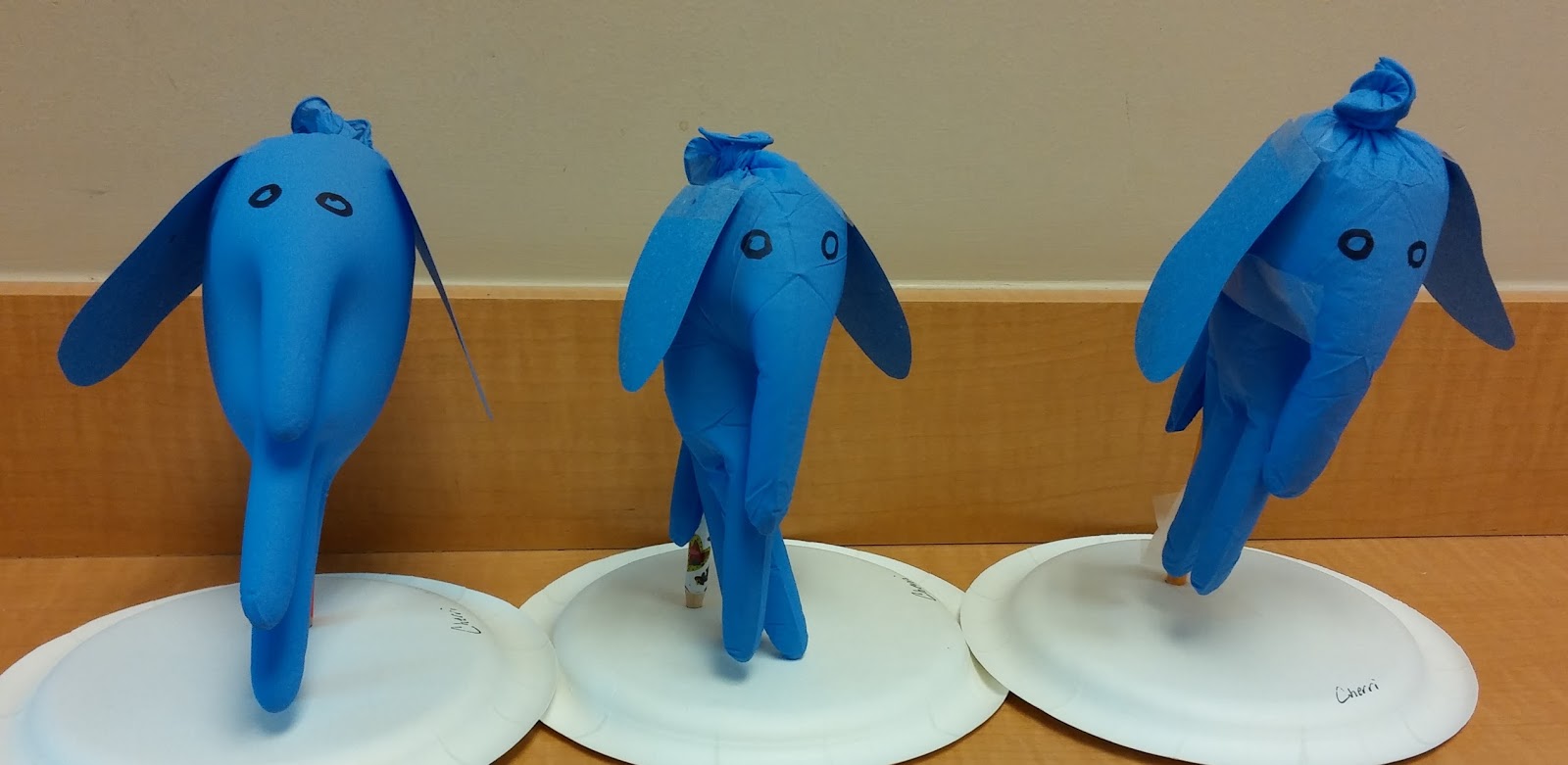 Cherri's Jubilee Bad at Crafts Surgical Glove Elephants!