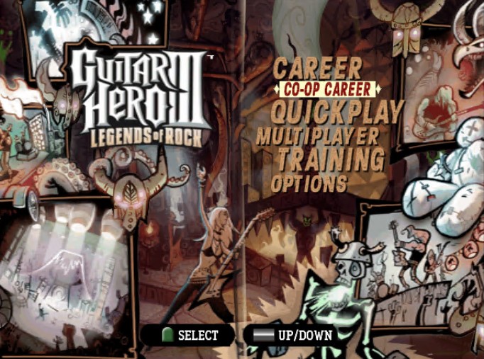 Guitar Hero 3 QUEEN (1.09 GB) PS2 INSIDE GAME