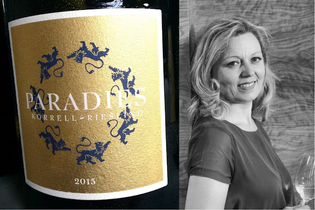 Sommeliere Natalie Lumpp und Paradies Riesling