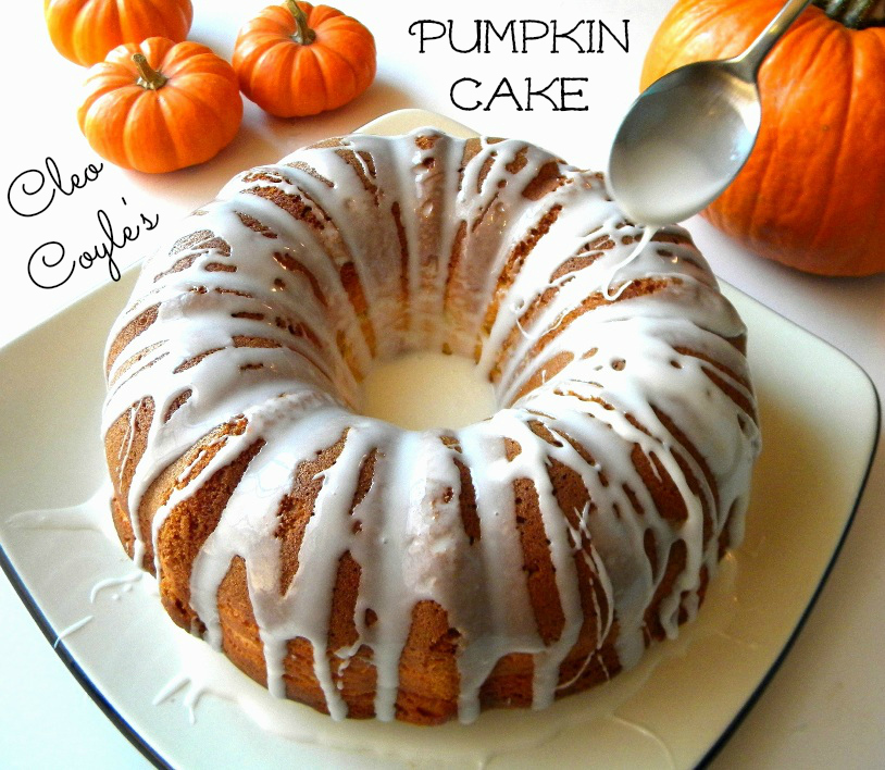 Cleo Coyle Recipes.com: Pumpkin Cake with Surprise Cream Cheese Swirl ...