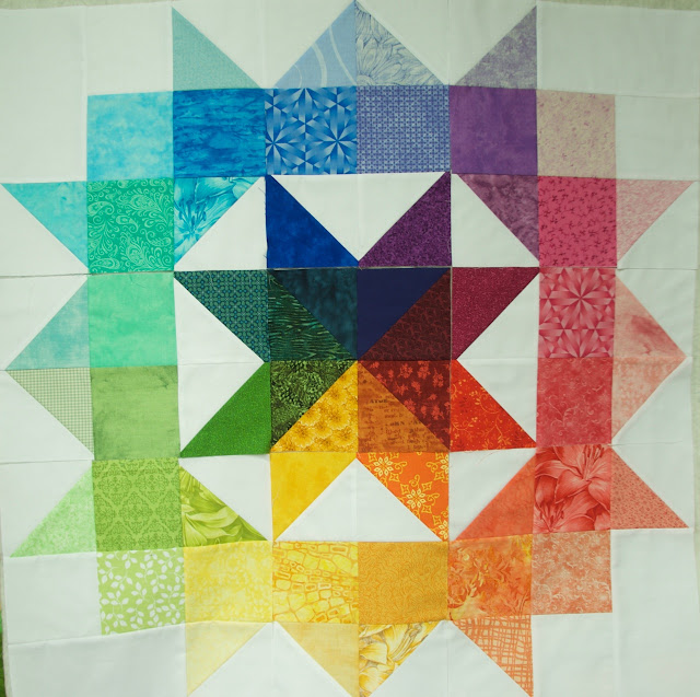 Rainbow Rose QAL Week 4 Rainbow Rose QAL Week 4