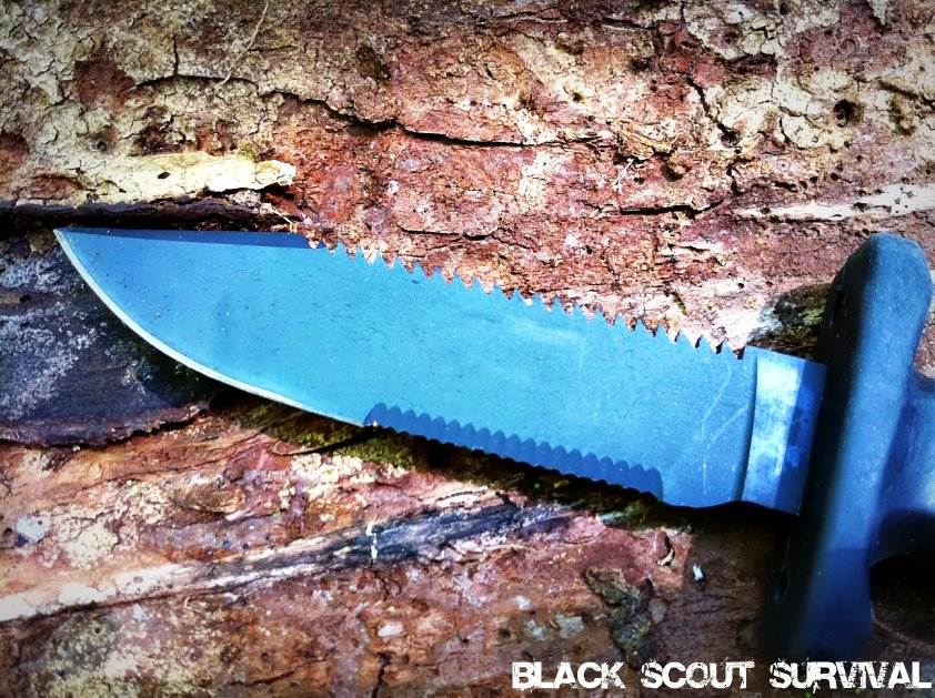 Black Scout Survival Ontario ASEK (Aircrew Survival Egress Knife)